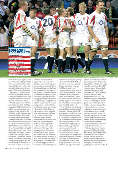 Rugby World Magazine January 2007